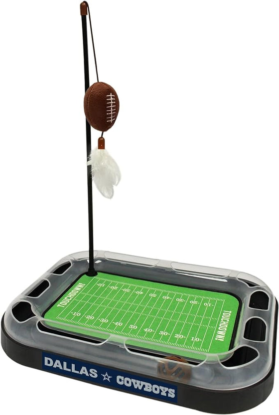 Dallas Cowboys Football Field Cat Scratcher Toy