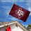 College Flags & Banners Co. Texas A&M Aggies Lone Star Flag with Pole and Bracket Complete Set