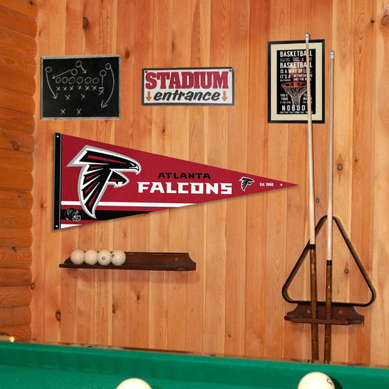 Atlanta Falcons Pennant Banner and Wall Tack Pads