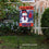 WinCraft Buffalo Bills Holiday Snowman Garden Flag and Flagpole Mount