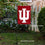 College Flags & Banners Co. Indiana Hoosiers IU Logo Garden Flag with Pole Stand Holder