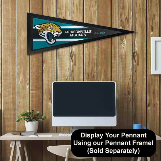 WinCraft Jacksonville Jaguars Embroidered and Sewn Pennant