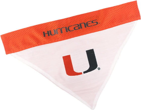 Miami Hurricanes Reversible Bandana Pets First