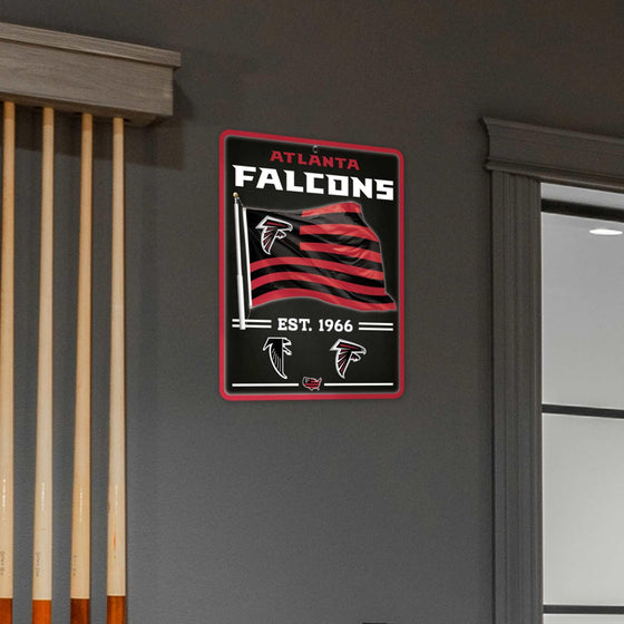 WinCraft Atlanta Falcons Americana Banner Flag Sign