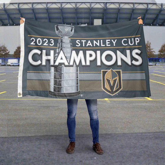 WinCraft Vegas Golden Knights 2023 Stanley Cup Champions Banner Flag