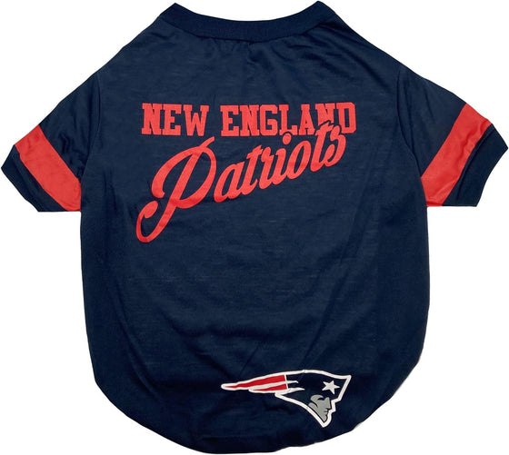 New England Patriots Stripe Tee Pets First