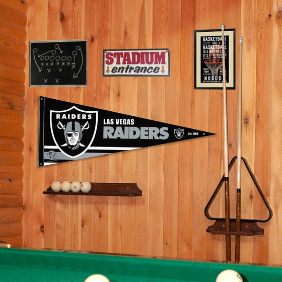 Las Vegas Raiders Pennant Banner and Wall Tack Pads