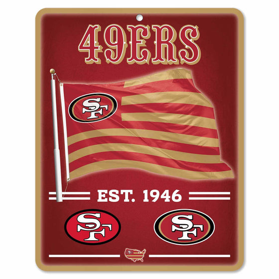 WinCraft San Francisco 49ers Americana Banner Flag Sign