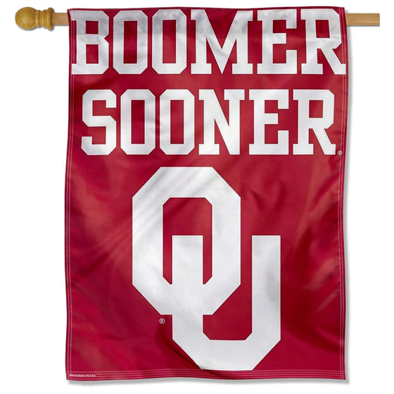 WinCraft Oklahoma Sooners Boomer Sooner Banner Flag