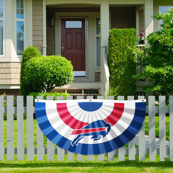 WinCraft Buffalo Bills Bunting Pleated Fan Banners