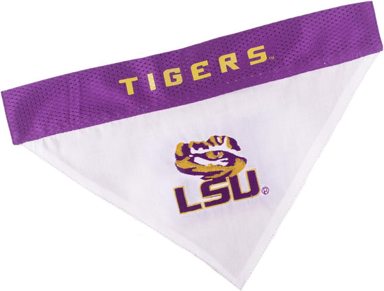 LSU Tigers Reversible Bandana Pets First