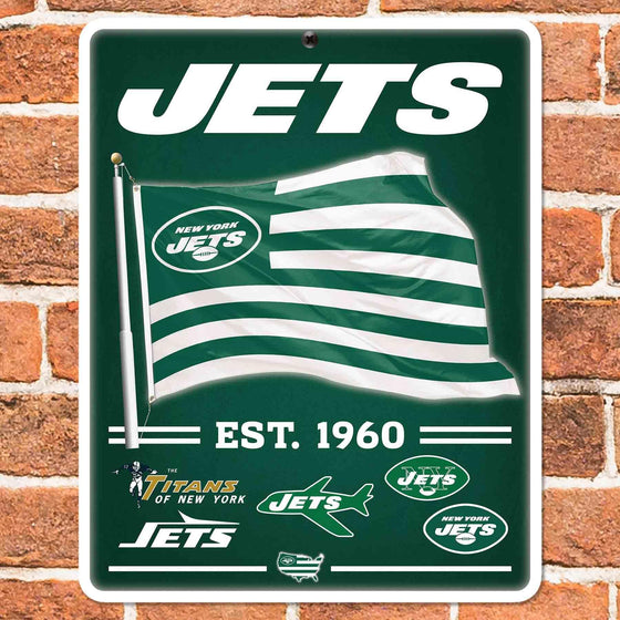 WinCraft New York Jets Americana Banner Flag Sign