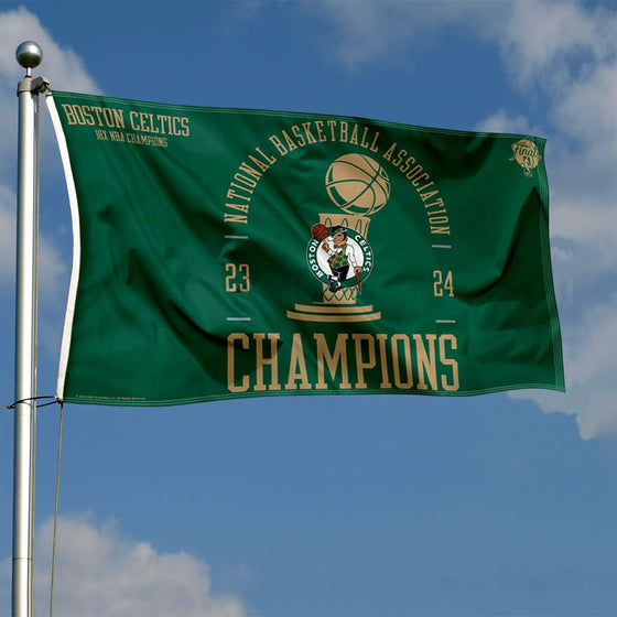 WinCraft Boston Celtics 2023 2024 Champions Banner Flag