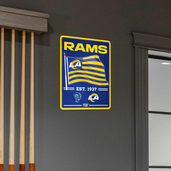 WinCraft Los Angeles Rams Americana Banner Flag Sign