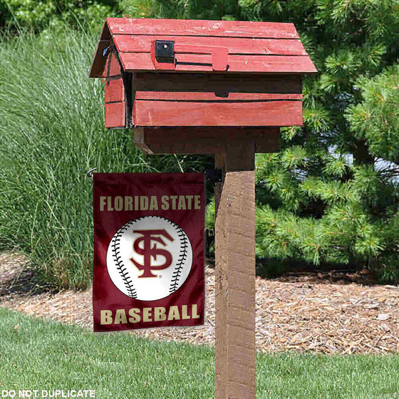 Florida State Seminoles Baseball Garden Flag and Yard Banner