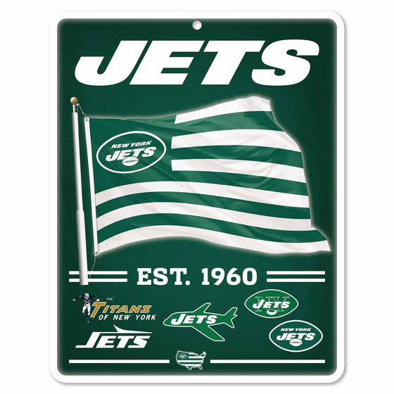 WinCraft New York Jets Americana Banner Flag Sign