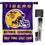 Louisiana State LSU Tigers 2019 and 4 Time Champions Double Sided House Flag with Flag Pole Set