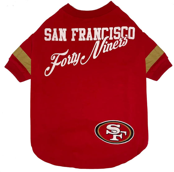 San Francisco 49ers Stripe Tee Pets First