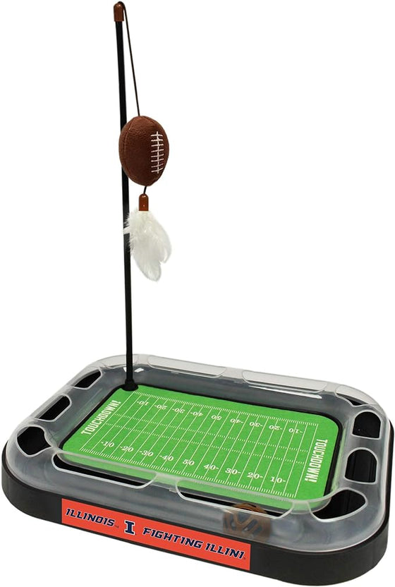 Illinois Football Cat Scratcher Toy