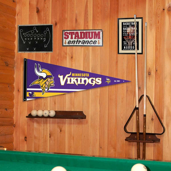 Minnesota Vikings Pennant Banner and Wall Tack Pads