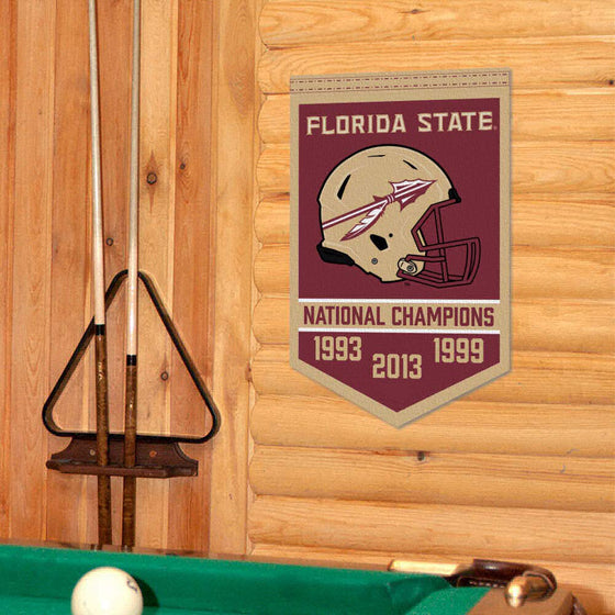 Florida State Seminoles Football National Champions Banner