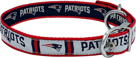 New England Patriots Reversible Collar Pets First