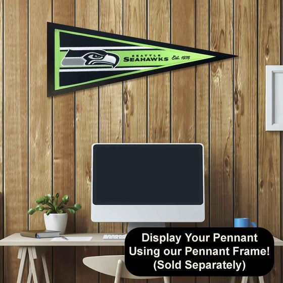 WinCraft Seattle Seahawks Embroidered and Sewn Pennant