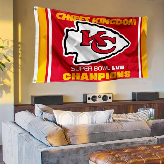 Kansas City Chiefs Kingdom Super Bowl Champions Banner and Tapestry Wall Tack Pads