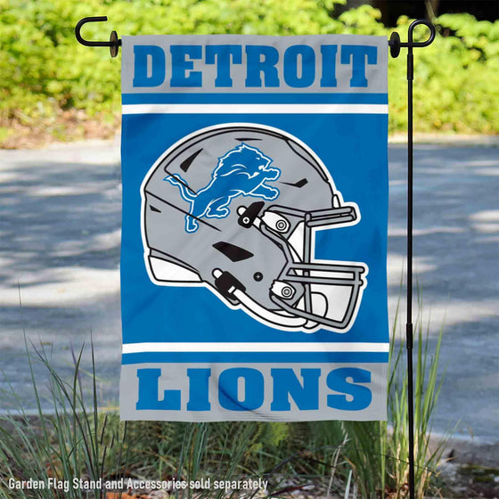 WinCraft Detroit Lions Helmet Double Sided Garden Banner Flag