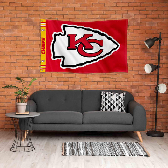 WinCraft Kansas City Chiefs Printed Header 3x5 Foot Banner Flag