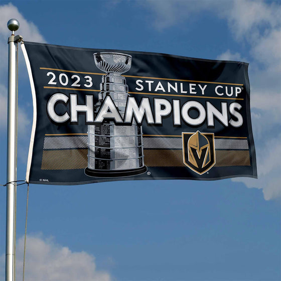 WinCraft Vegas Golden Knights 2023 Stanley Cup Champions Banner Flag