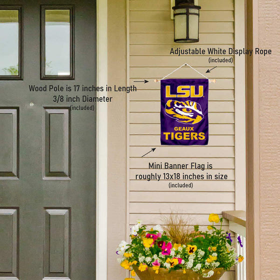 Louisiana State LSU Tigers Geaux Banner for Windows Doors and Walls