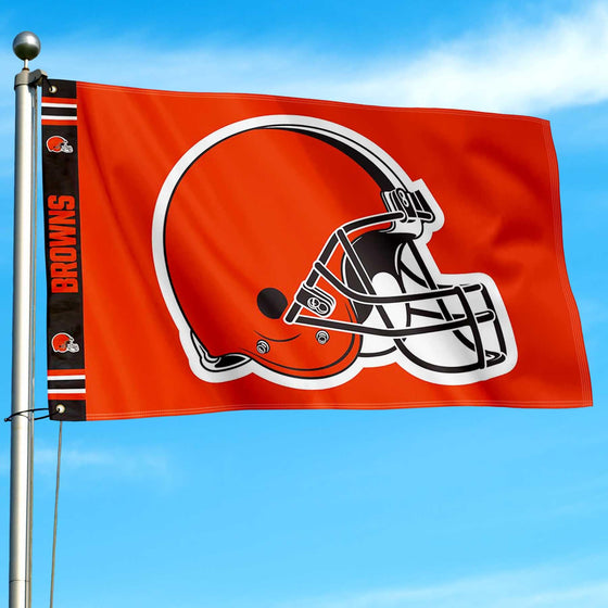 WinCraft Cleveland Browns Printed Header 3x5 Foot Banner Flag