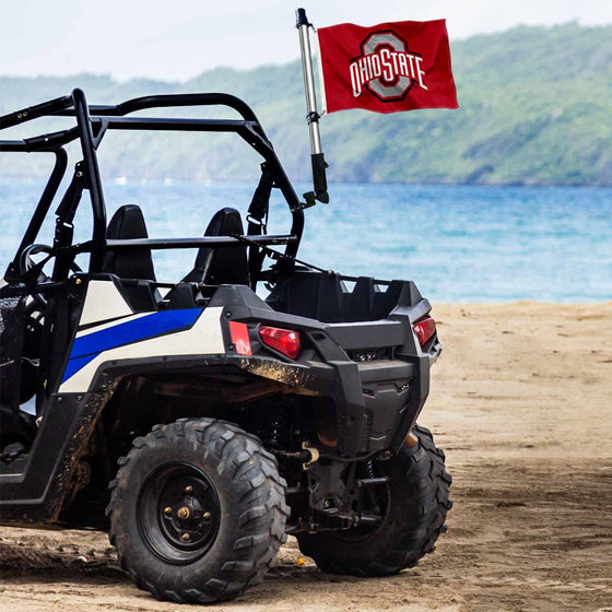 College Flags & Banners Co. Ohio State Buckeyes Boat and Golf Cart Flag