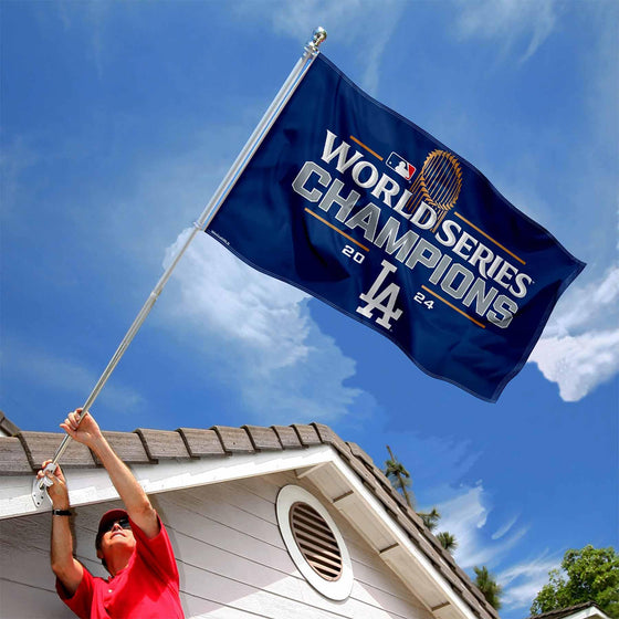 WinCraft Los Angeles Dodgers 2024 World Champions 3x5 Flag