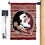 Florida State Seminoles Chevron Garden Flag and Mailbox Post Pole Mount Holder Set