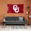 College Flags & Banners Co. Oklahoma Sooners Printed Header 3x5 Foot Banner Flag