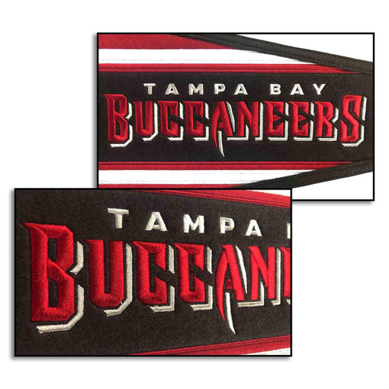 WinCraft Tampa Bay Buccaneers Embroidered and Sewn Pennant