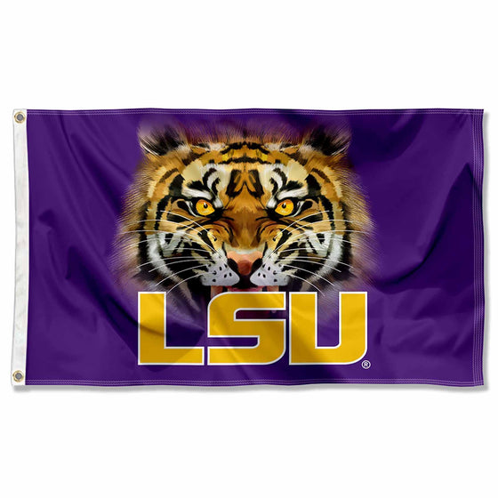 College Flags & Banners Co. Louisiana State LSU Tigers Tiger Eyes Flag