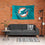 WinCraft Miami Dolphins Printed Header 3x5 Foot Banner Flag