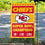 WinCraft Kansas City Chiefs 3 Time Champions Super Bowl 2023 Double Sided Garden Banner Flag