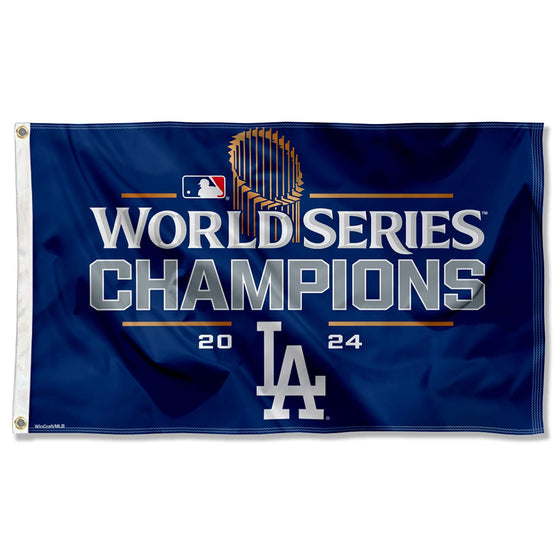 WinCraft Los Angeles Dodgers 2024 World Champions 3x5 Flag