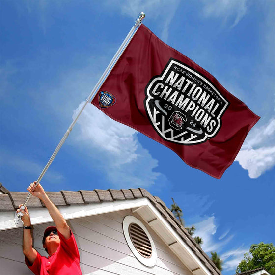 WinCraft South Carolina Gamecocks Womens Basketball National Champions 2024 Flag 3x5 Banner