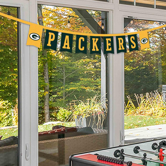 WinCraft Green Bay Packers Banner String Pennant Flags