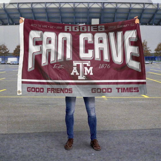 Texas A&M Aggies Fan Man Cave Banner Flag