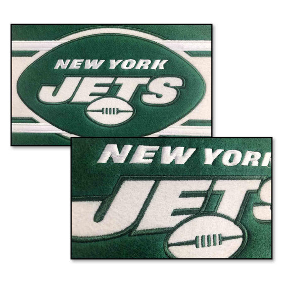 WinCraft New York Jets Embroidered and Sewn Pennant