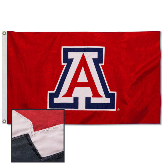 College Flags & Banners Co. Arizona Wildcats Embroidered and Stitched Nylon Flag