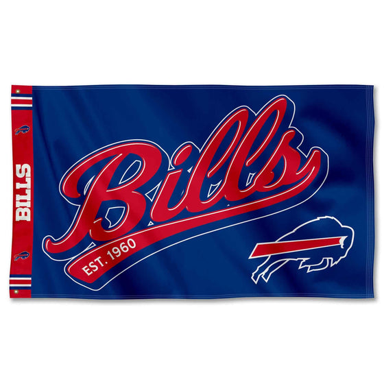 WinCraft Buffalo Bills Script Logo Premium Flag