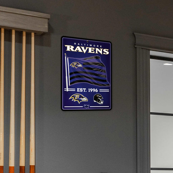 WinCraft Baltimore Ravens Americana Banner Flag Sign