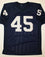 Rudy Ruettiger Never Quit Signed/Autographed Navy Blue Jersey- JSA Auth